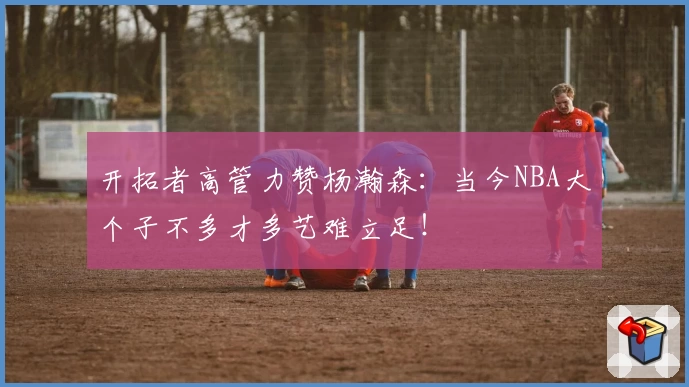 开拓者高管力赞杨瀚森：当今NBA大个子不多才多艺难立足！